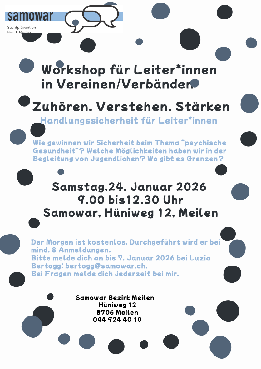 Workshop für Leiter*innen aus Vereinen und Verbänden